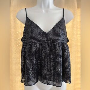 NEW Lucky Brand Sequin Blouse